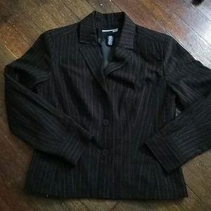 Brown pin stripe jacket
